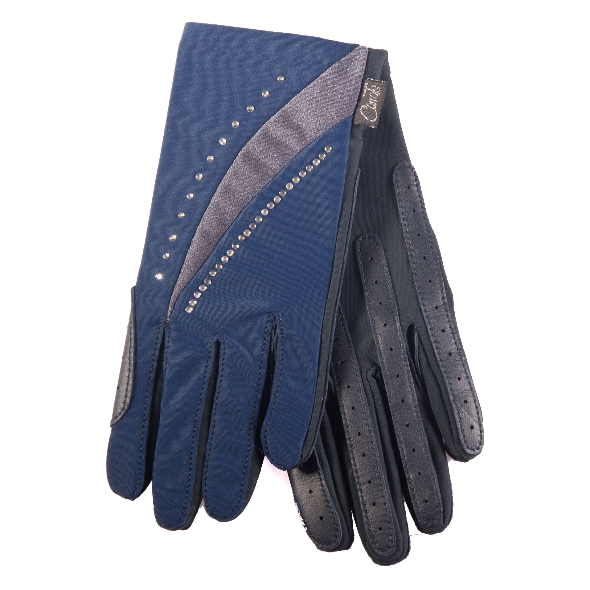 Show Pro Navy Show Pro Child Glove Navy & Grey